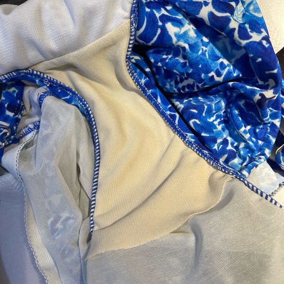 One Piece Swimsuit in Royal Blue & White Size 10 - Picture 8 of 13